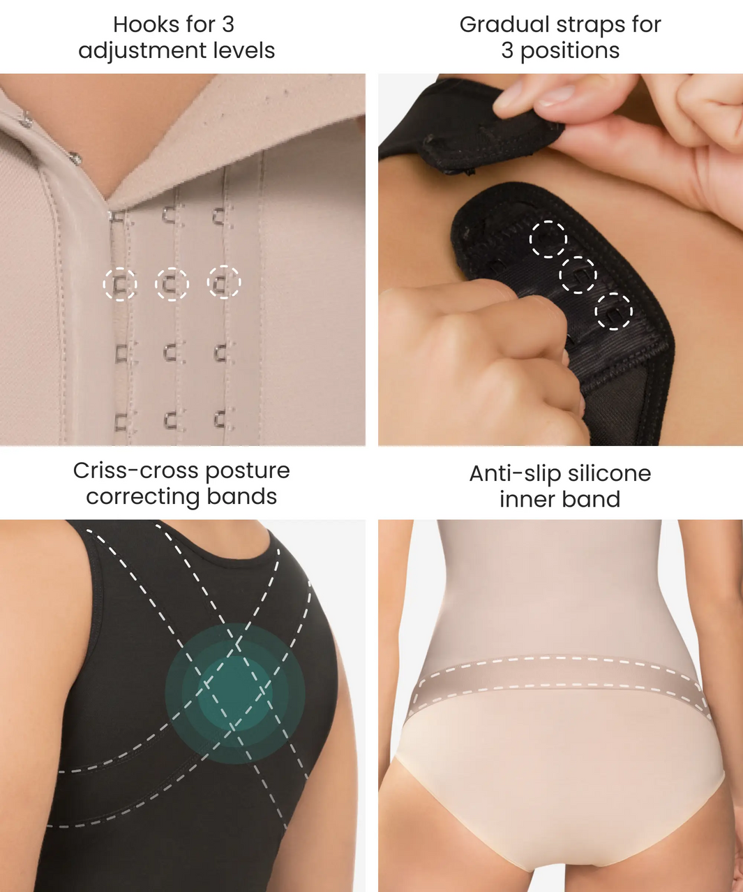 427 - Compressive Posture Corrector Vest